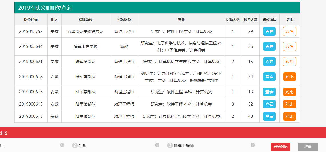 职位库截图